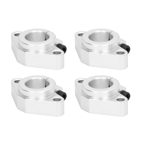 4 st Aluminiumlegering Linjär Rörelseskena Guide Fäste SHF16 för Precisionsutrustning
