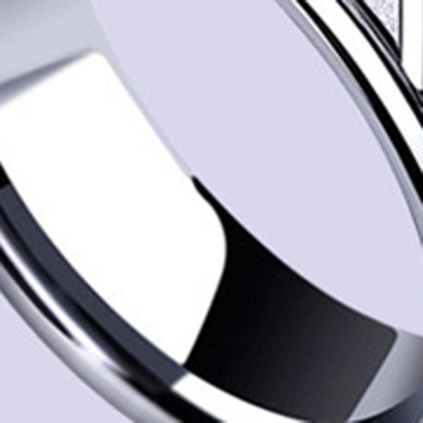 Menn Mote Matt Geometrisk Band Finger Ring Bryllup Forlovelse Smykker Gift US 10