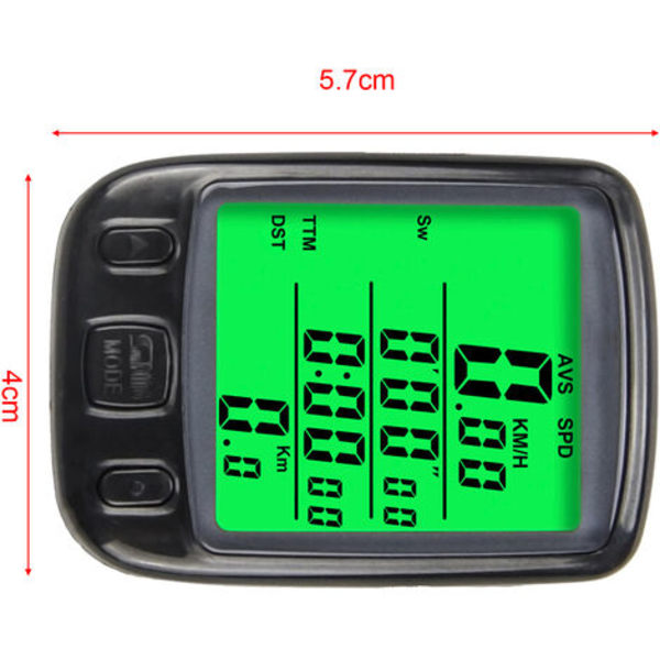 Cykel speedometer sekund SD-563A engelsk version 23 funktioner