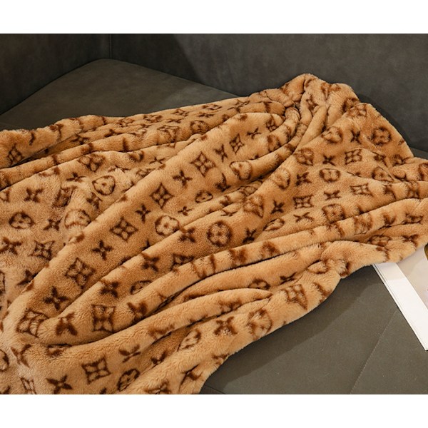 Krystal fleece lur tæppe dobbelt sofa tæppe kontor håndklæde quilt Air condition tæppe (80*120CM
