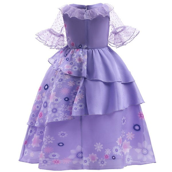 Til piger Cosplay Isabela Madrigal Princess Halloween Kjole 140cm