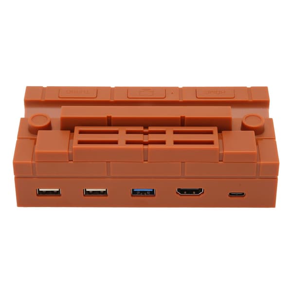 4K Konsol Dockningsstation med 6 Kortplatser HD Multimedia Interface USB 3.0 Port för Switch