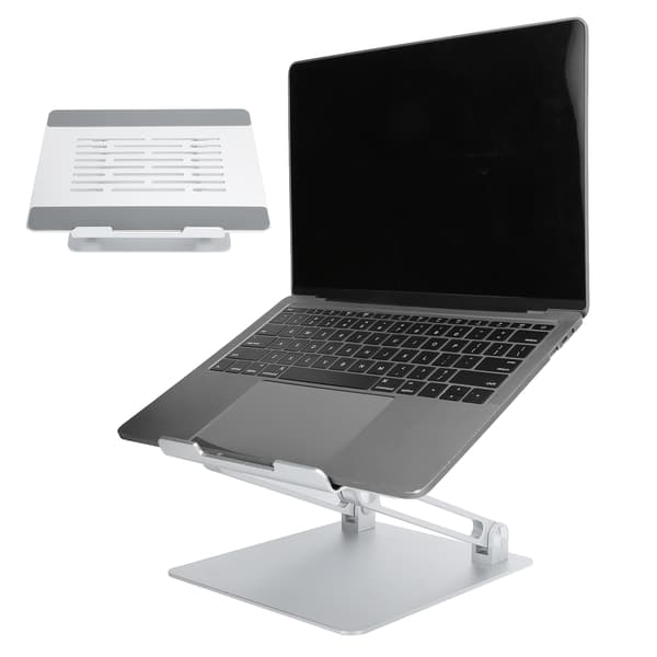 Justerbart Sølv Laptop Stativ Computer Kølestativ Varmeafledning Notebook Holder