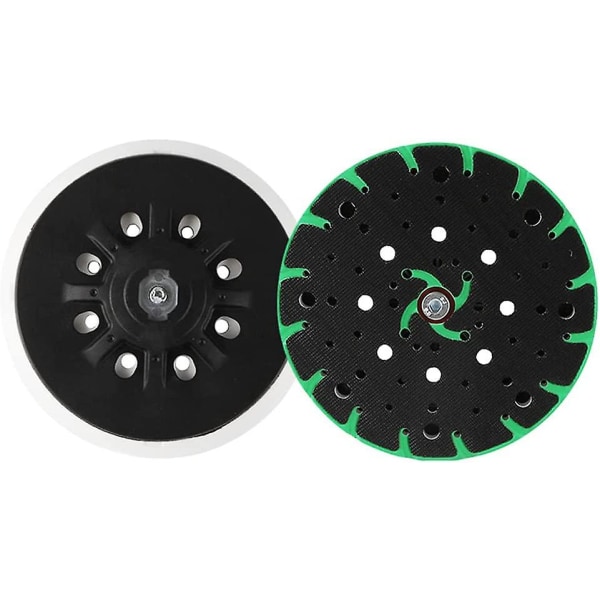 150 mm slibeskive, 150 mm slibeskive Slibepude Slibegrænsefladepuder til random orbit slibere, Bosch slibemaskiner, Festool Loop, Grøn