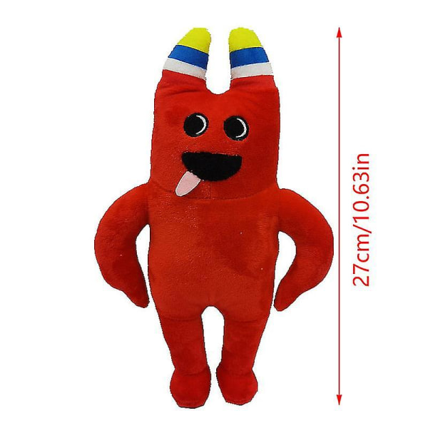 1 stk Garten Of Banban Plush Game Animasjon Rundgaver og feriegaver Red