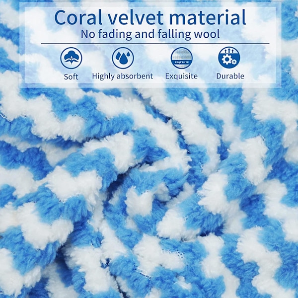 Wave coral fleece imukykyinen puhdas keittiön tiskiliina sata