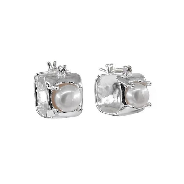 Örhängen 925 Silversmycken Pearl Fashion Jewelry Ac8113