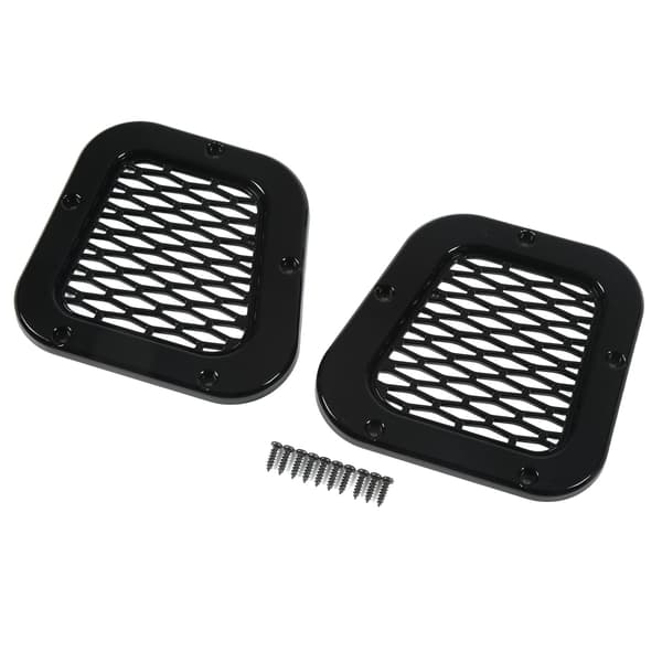 Land Rover Defender 2004 2019 Front Side Luftinntaksventil Grilldeksel Blank Svart Erstatning