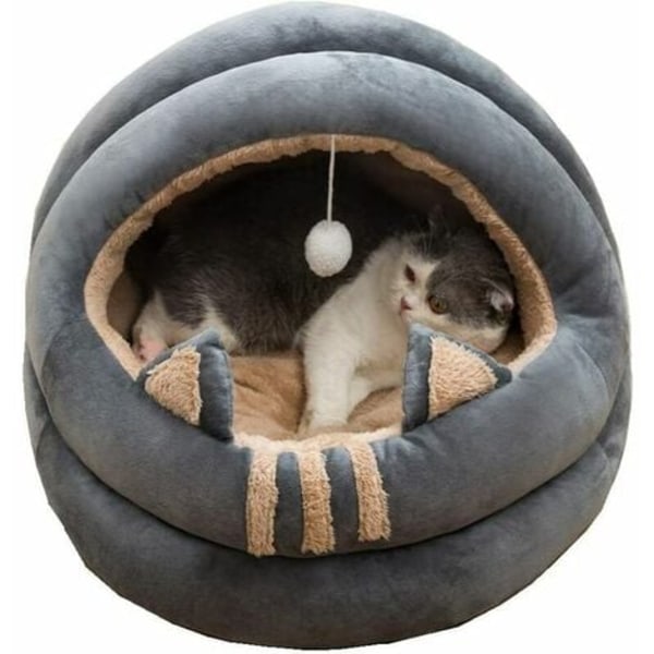 Cat House - Medium Size Nest - Passer for katter, kattunger, valper og valper - Myk og komfortabel seng for hele sesongen