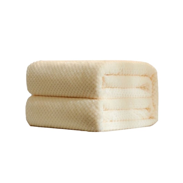 Smedetæppe, fleecetæppe, fuzzy tæppe, plystæppe, plaidæppe til seng (120*200 cm)