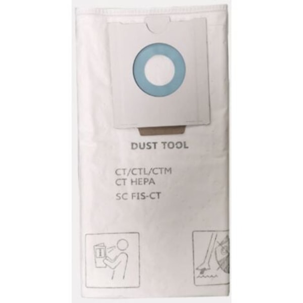 Pakk støvpose for Festool CT36E CT CTM26 Støvsuger