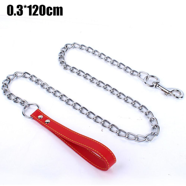 Dog Chain Leash, Chew Proof Dog Leash For Dogs&#39; Turgåing og trening