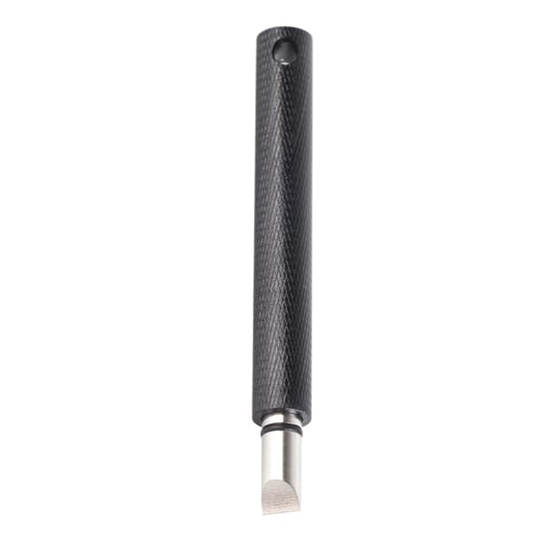 Golf Groove Sharpener i rustfrit stål, 11 cm længde, sort
