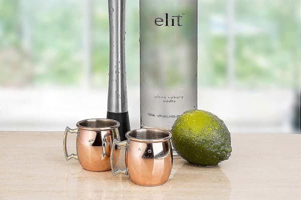 Kobberkopp Moscow Mule Kopp Rustfritt Stål Cocktailkopp Metall Vinkopp Barkopp