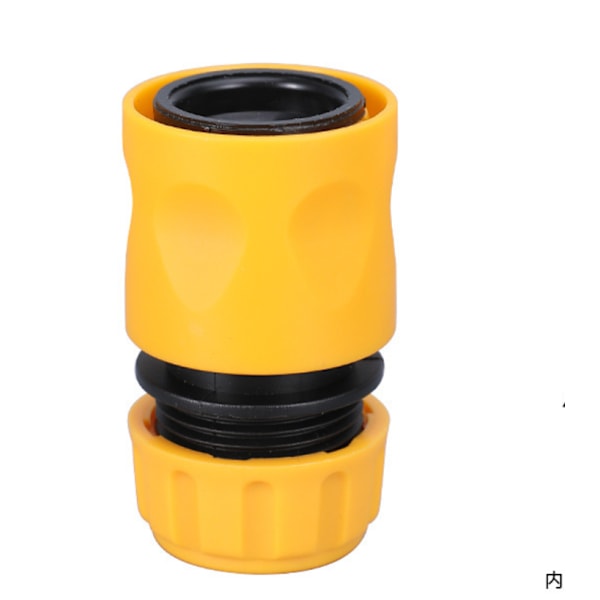 2 stk Plastic Quick Connector Vaskemaskine Bilvask Vandpistol Vandslange Hurtig Connector Vand Connector 4 Point Slange (4 Point Hun Head),