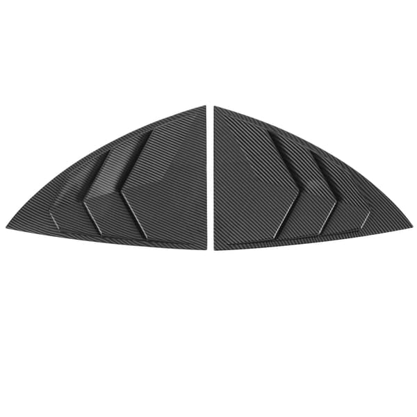 Tesla Model Y 2021-2023 Kolfiber Sidofönster Spoiler 2st