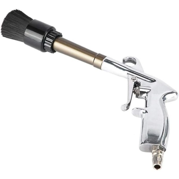 Högtrycksrengöringspistol för fordon Pneumatisk rengöringspistol (borstetyp av legerat hornhuvud),
