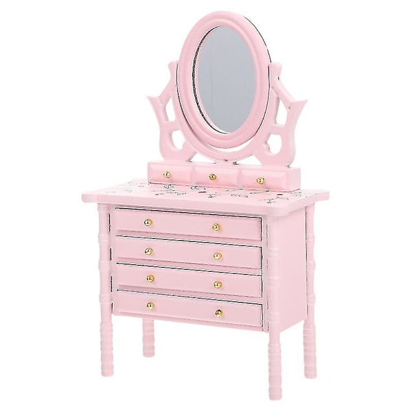 2 stykker, Pink Mini Kommode Mockup Decor