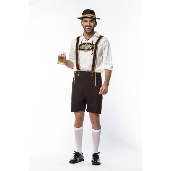 6 Vuxna Oktoberfest-kostymer Halloween-festdräkter XXXL