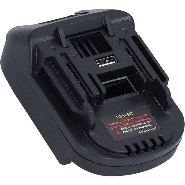 Bs18mt Batteriadapter Konverter For Bosch 18v Til For Makita Power Tool Med 5v 2.1a Usb Ladning