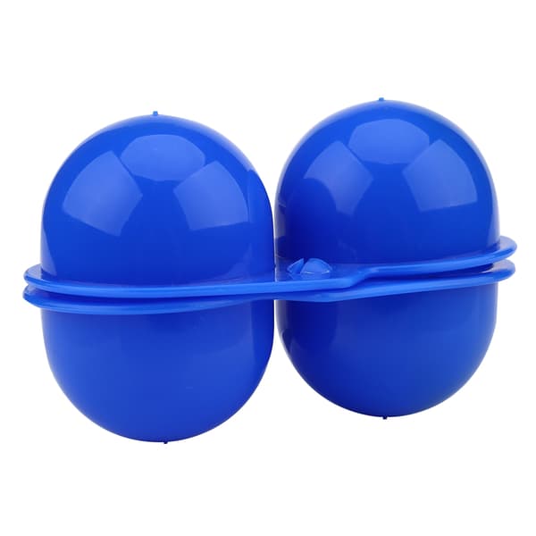 Eggboks for piknik og camping - Blå, 2 stk