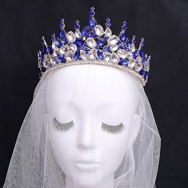 Princess Crown Pannebånd Med Rund Krok Utsøkt Pannebånd Dress For Dame Red