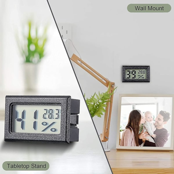 Mini LCD display termometer egnet for innendørs