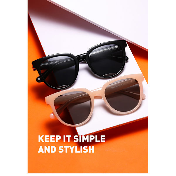 Macaron Aurinkolasit Mukautetut koverat Streetwear Style Aurinkolasit Sun Shade Muoti aurinkolasit (Full Gra
