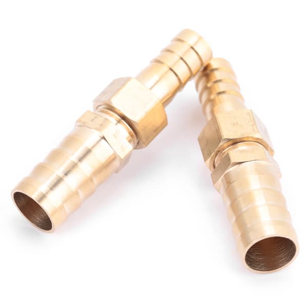 Messinkinen letkuliitin Reducer Plug Connector 10mm - 12mm 2 kpl