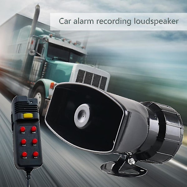 Högtalare Med Mic För Polishorn Högtalare Varningslarm Kit System Med Mic