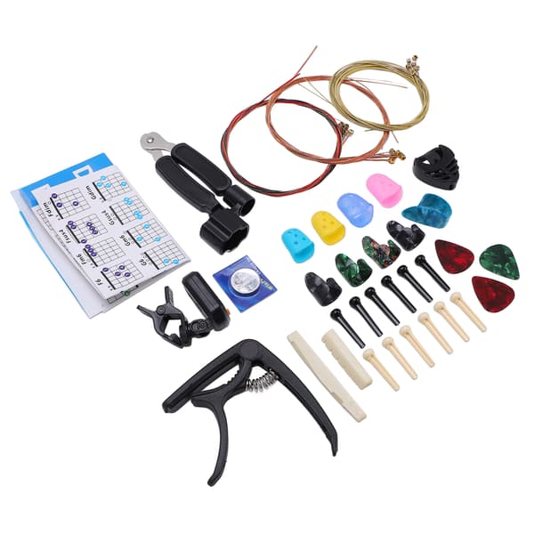 Gitarrtillbehör Kit 3 i 1 Strängbytare Stämapparat Stallpinne