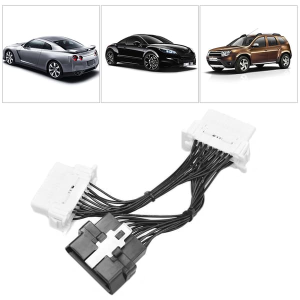 OBD2 Splitter Forlængerkabel 16 Pin Biladapter