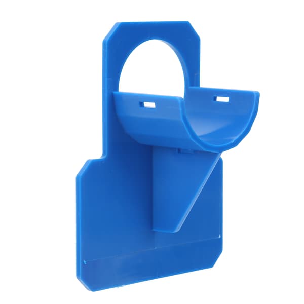Poolrörhållare, teknisk plast, vattenrörsstöd, fästesset, utloppsrör, blå