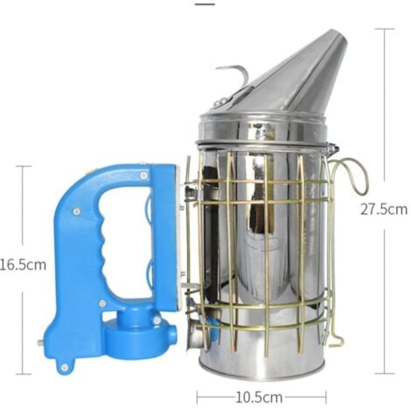 Beeware Ladattava mehiläishoitajatyökalut Savustin Sähkökärki ruostumattomasta teräksestä valmistettu savutin