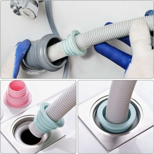 Tetningsplugg for dreneringsrør, 4 stk. deodoranttetningsring, universal tetningsplugg, tetningsplugg for dreneringsrør (3,8 - 4 stk.