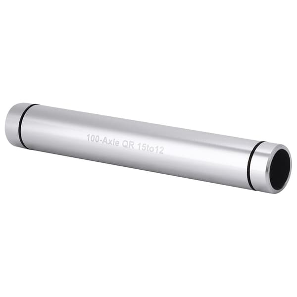 15 mm til 12 mm Cykel Gennemgående Aksel Nav Adapter Quick Release Spyd Sølv