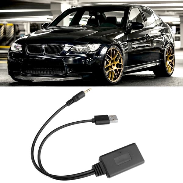 12-pinners AUX-adapter USB 3,5 mm plugg Bluetooth-kompatibel E90 E91 E92 E93