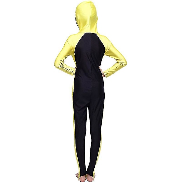 Badkläder för barn, flickor Burkini Cover Islamiska badkläder Gold 6-7 Years