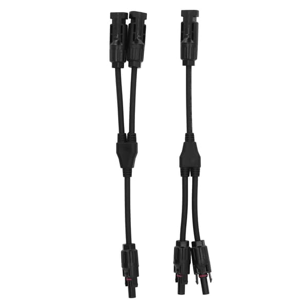 DC 1000V Solarkontakt Y Gren Parallell Adapterkabel 1 Par