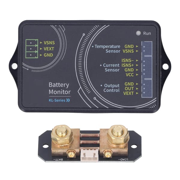 Batterimonitor - Strømmåler til Volt, Ampere, Kapacitet