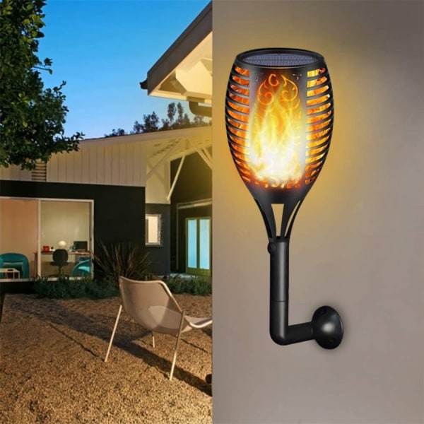4 Pack Solar IP65 Vattentät LED-ljus Väggfäste