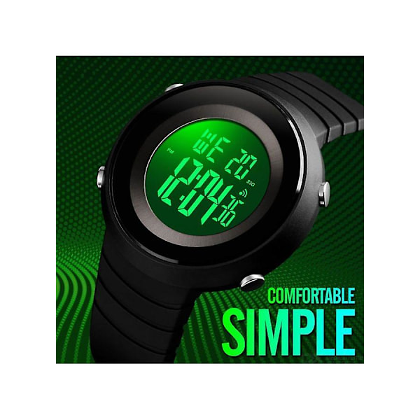Vattentät digital watch 1507 för män