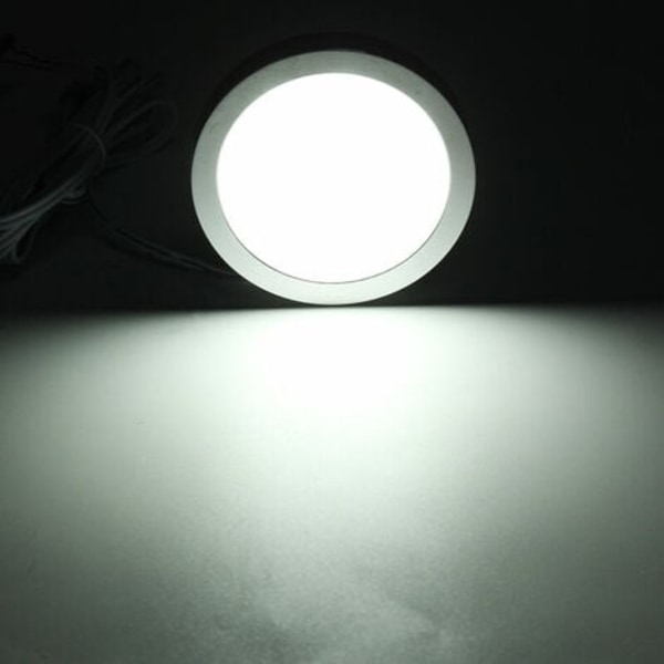 stk 12V 2,5W LED Spot Light Indvendige Lamper Til Transporter Van Boat Autocamper (Hvid, 1 stk)