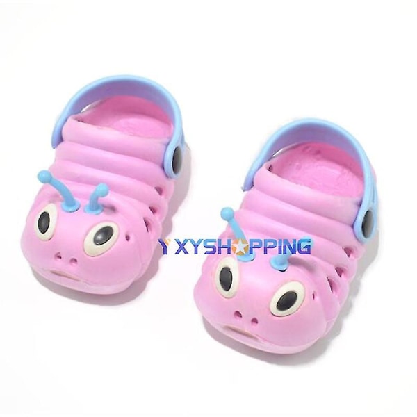 Barn Gutter Jenter Sommer Strandsandaler Slipper Sko Pink 25