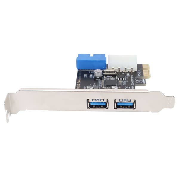 USB 3.0 PCIe Expansionskort 2 Port 19 Pin Adapter Controller