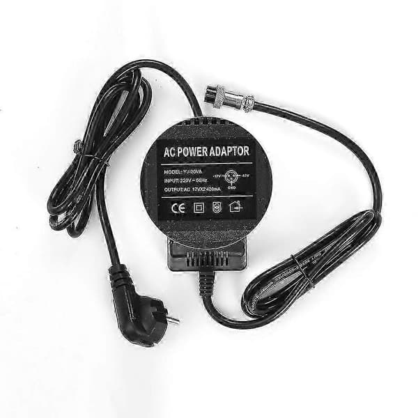 Yamaha mikser erstatningsstrømadapter 17V 420mA med EU-plugg
