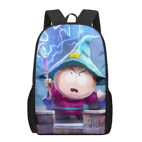 South-park 16 tommer 3d-print Børneskoletasker Ortopædisk rygsæk-12 12