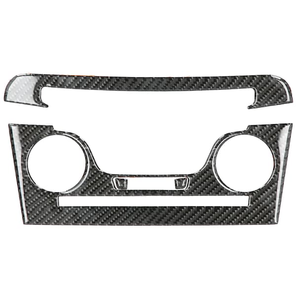 4st Kolfiber AC Ventilationsram för Dodge Charger 2011 2012 2013 2014