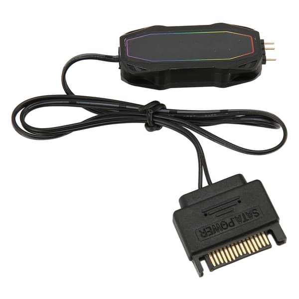 ARGB PC-blæsercontroller 5V 3Pin SATA-strøm Auto hastighed lysstyrke Mini