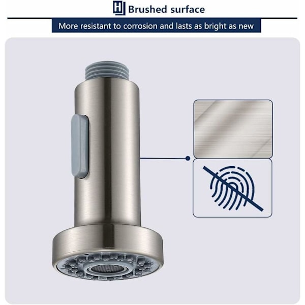 Håndbruser Armatur Køkkenvask Blandingsbatteri Press Pro Head 2 Funktionsmundstykke Køkkenarmatur Universal Håndbruser vandhane Adgang